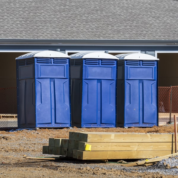 how do you dispose of waste after the porta potties have been emptied in Fairplains